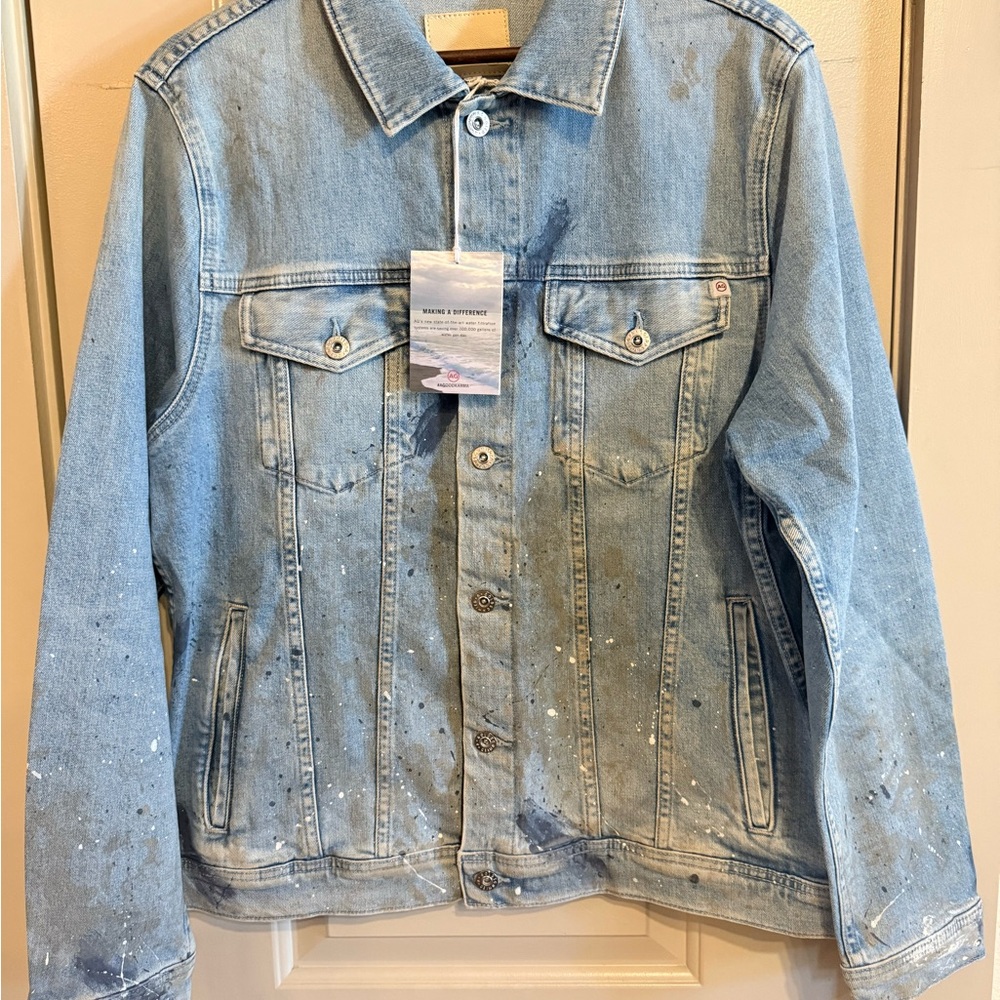 AG Dart Trucker Denim Jean Jacket